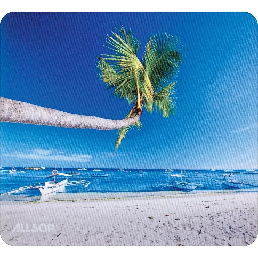 Allsop 31621 NatureSmart Mouse Pad Outrigger Beach Non-Skid Glue-free Multicolor